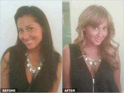 Exclusive First Look Adrienne Bailon S Bold Hair Makeover