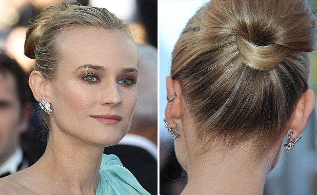 Get The Look: Diane Kruger’s Pony Bun