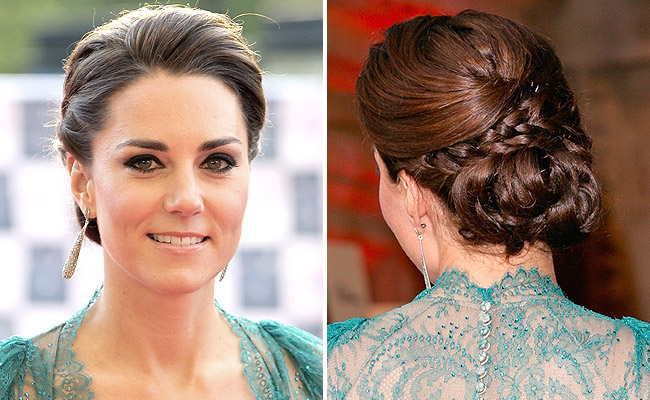 kate middleton hair up