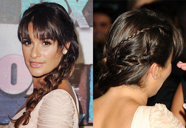 Get The Look Lea Michele s Intricate Braid Made Easy