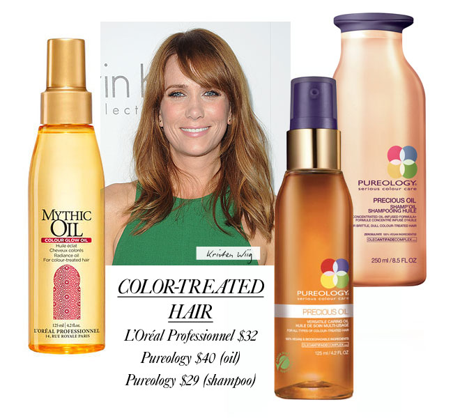 Hair oils for colored hair