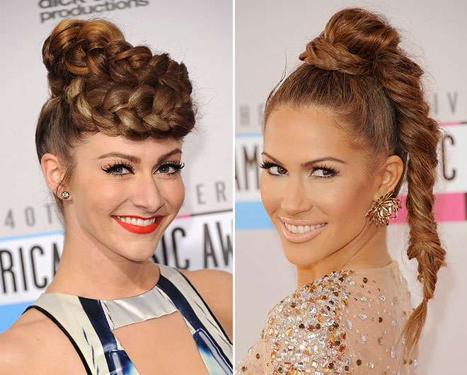 big-braids Amy Heidemann and Kimberly Cole