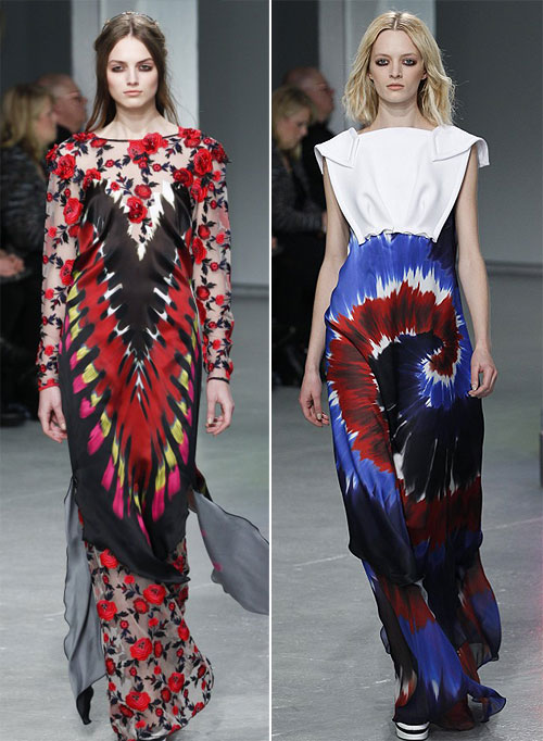 Runway looks from Rodarte's Fall 2013/2014 collection