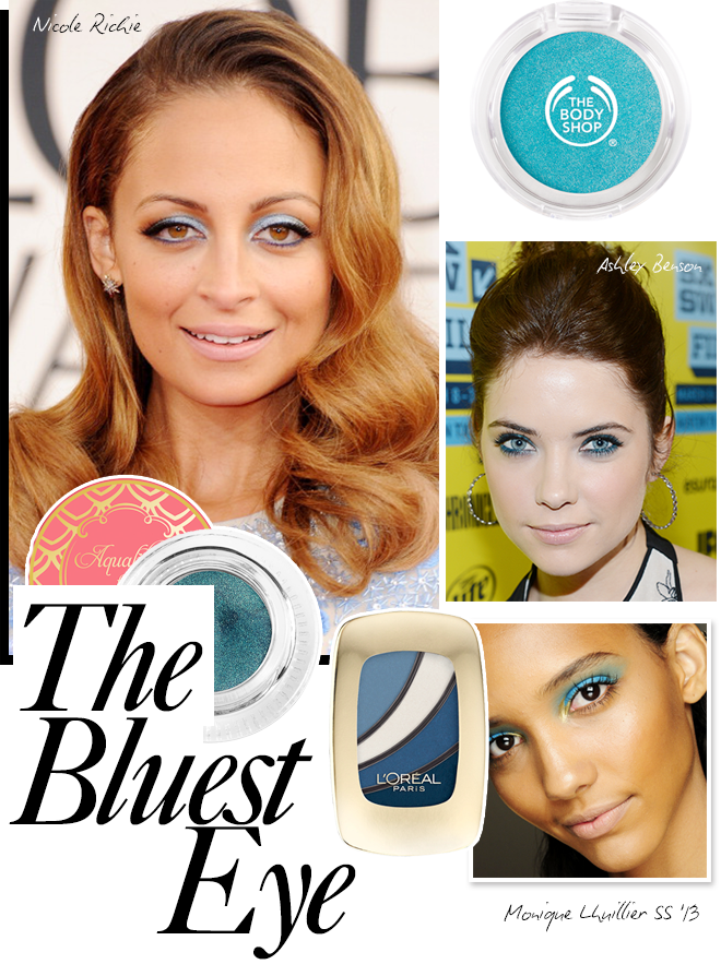 Spring beauty trend: the bluest eye