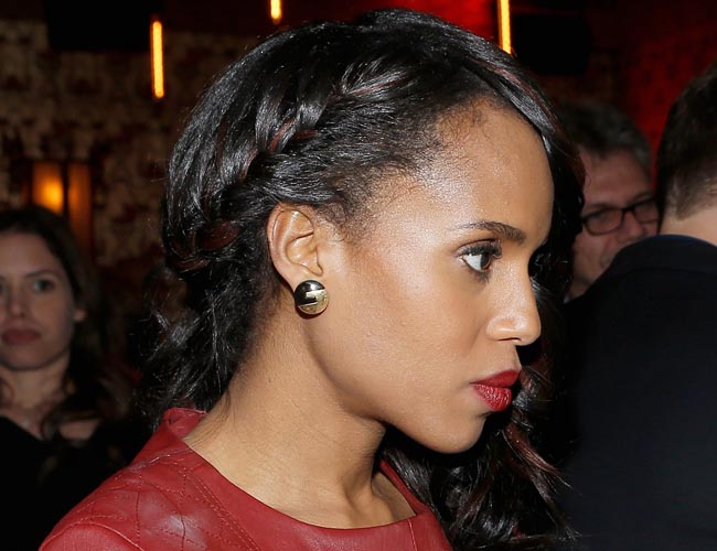 Kerry Washington side braid Kerry Washington side braid