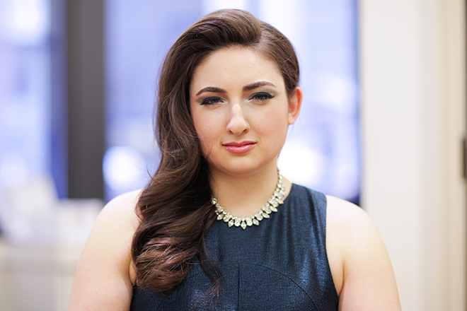 Leah's finished look