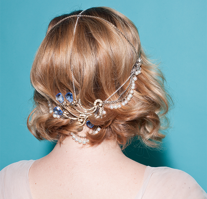Alison's custom bridal headpiece Alison's custom bridal headpiece