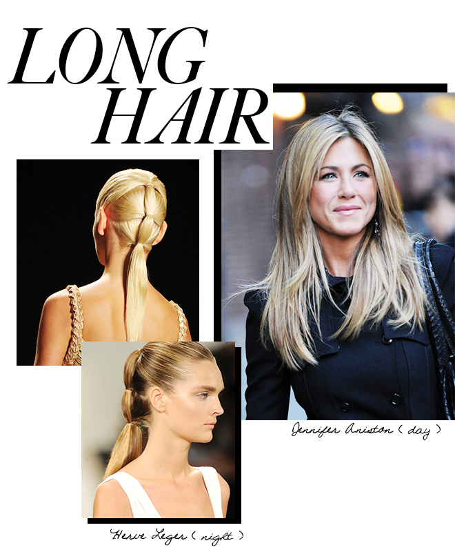 Day to night looks for long hair