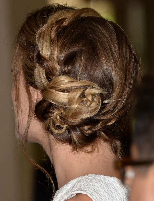 Amber Heard’s Braided Updo is the Most Flattering Version We’ve Seen