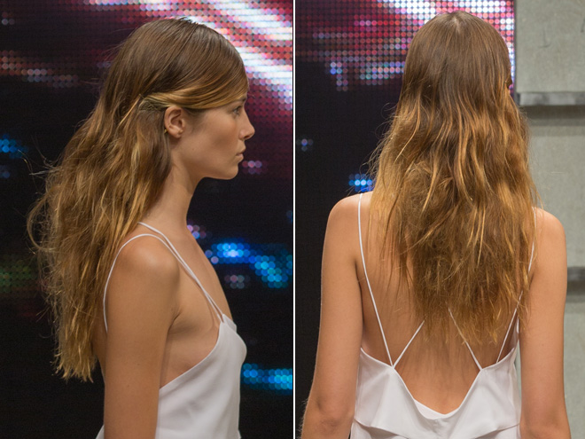 Textured hair at Band of Outsiders