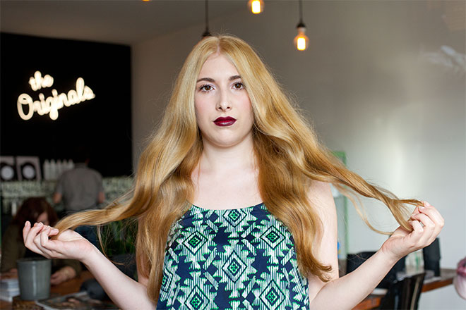 Jackie's blonde hair makeover