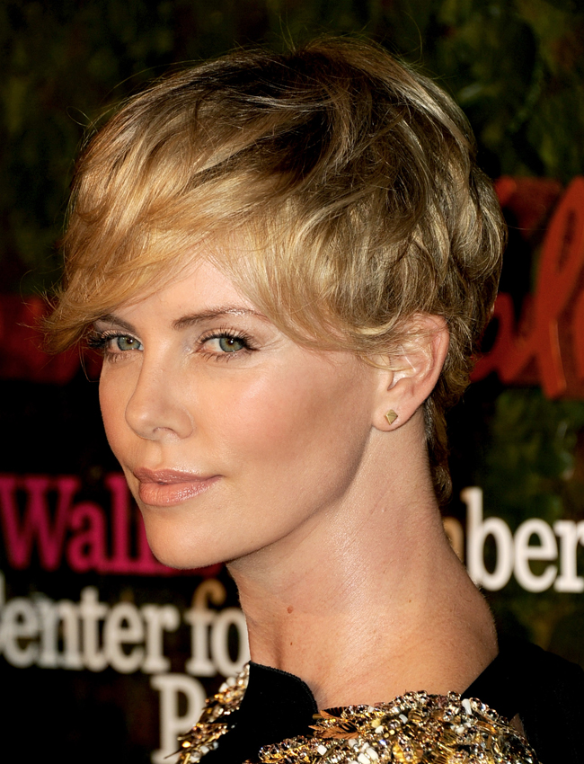 Charlize Theron with Short Hair