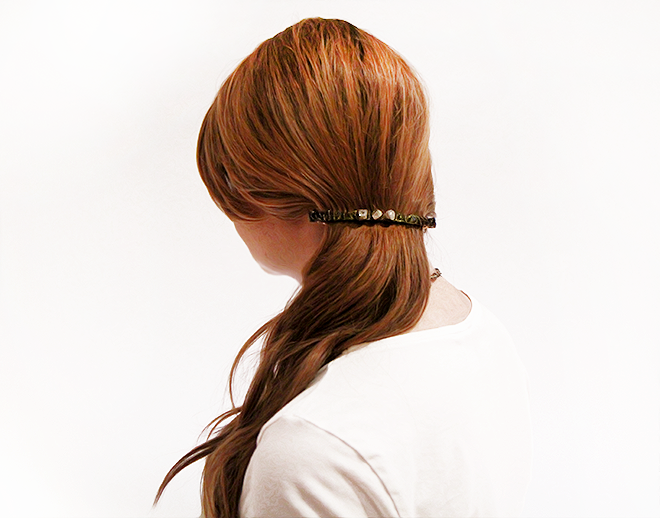 side ponytail 