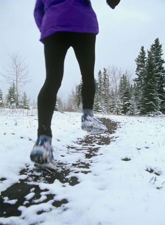 woman running outside woman running outside