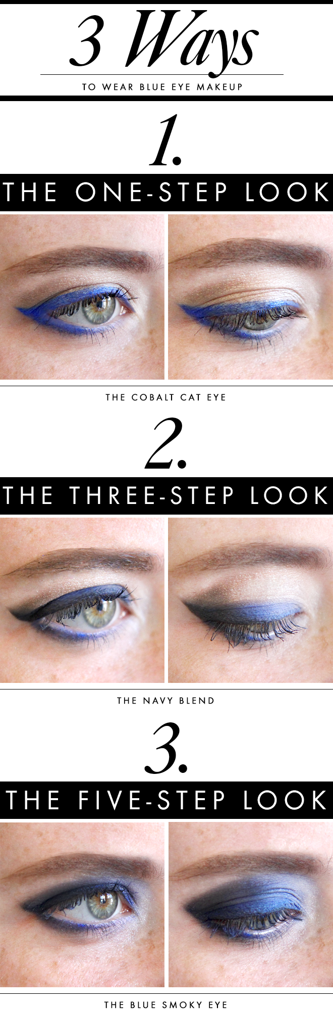 3 Non-Intimidating Ways to Wear Blue Eye Makeup | StyleCaster