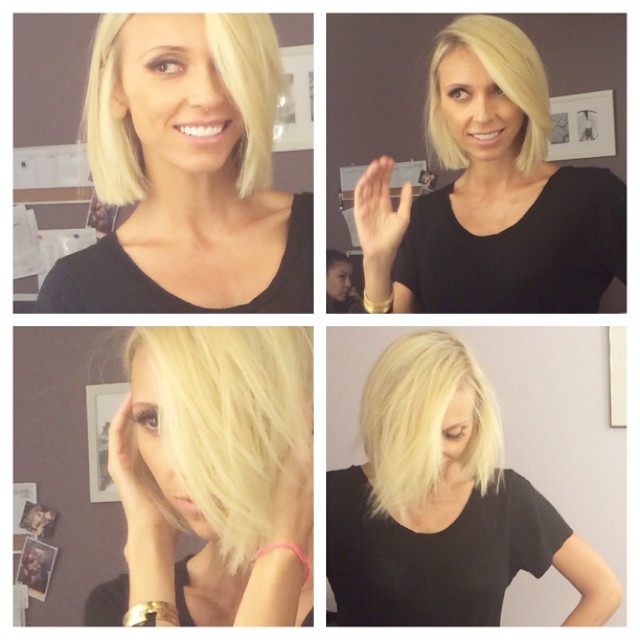 Giuliana Rancic goes blonde