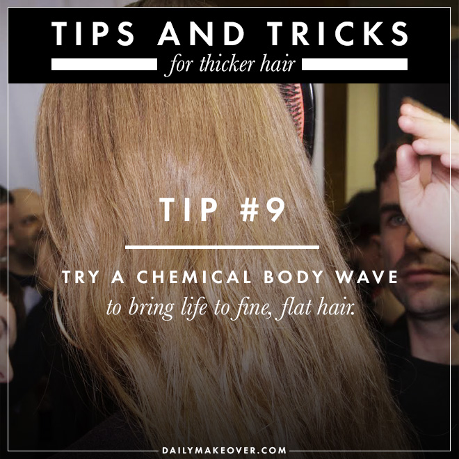 20 Tips and Tricks for Thicker Looking Hair | StyleCaster