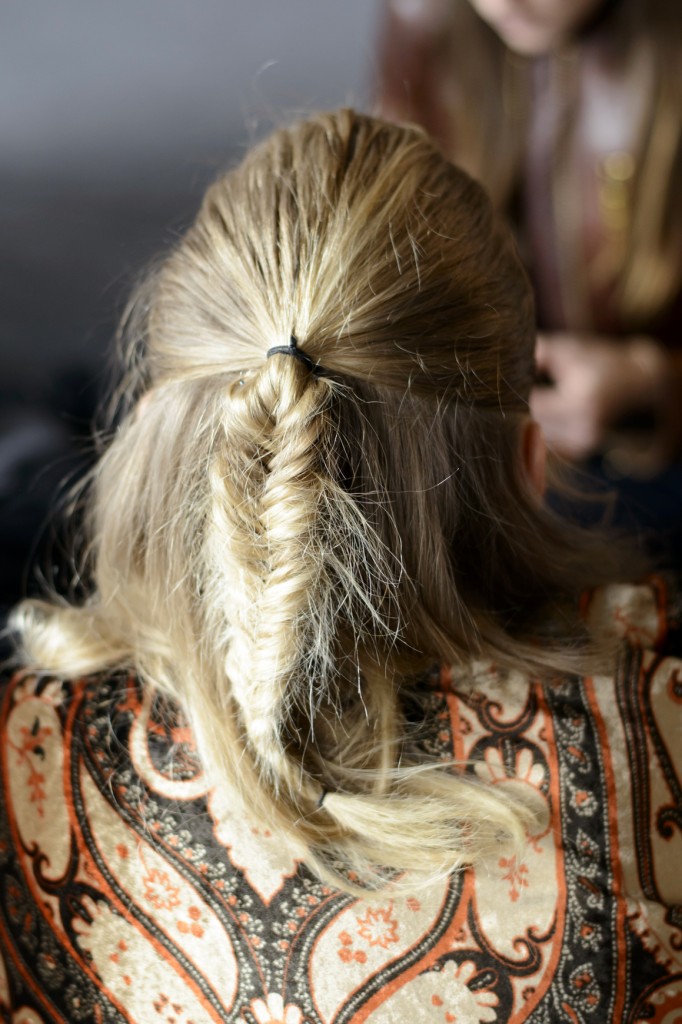 fishtail braid holiday hairstyle fishtail braid holiday hairstyle