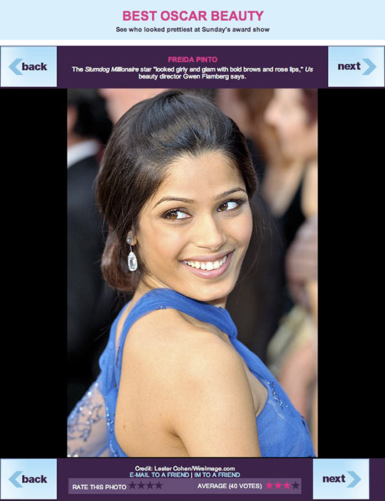 Us magazine Oscars Us magazine Oscars