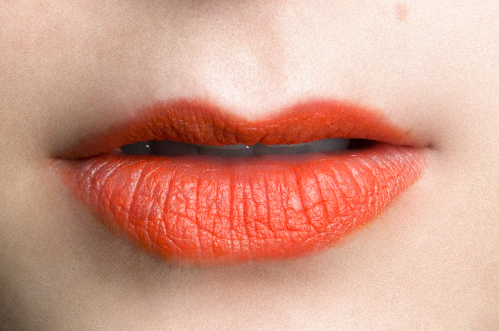 orange lipstick spring makeup