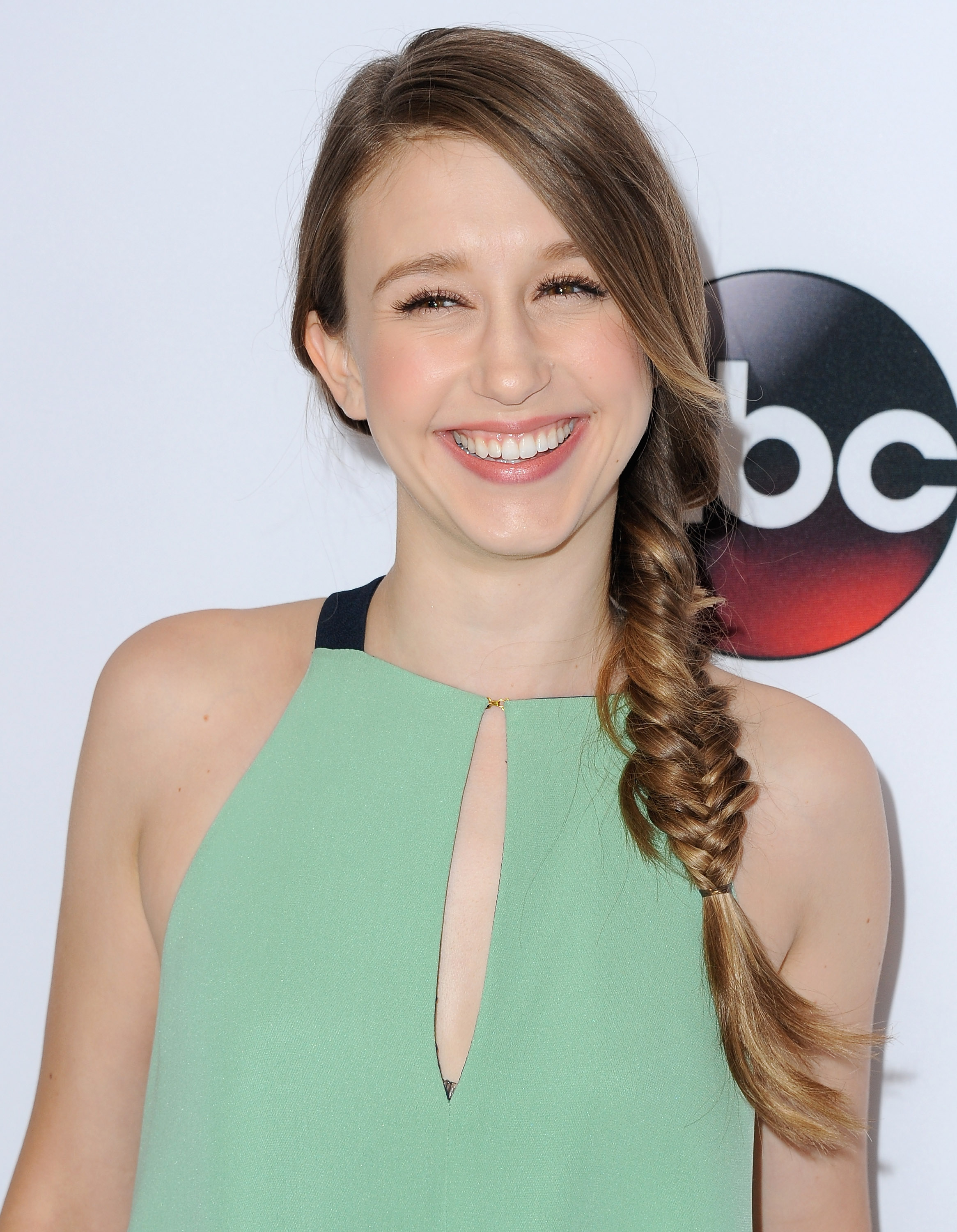 taissa farmiga long braid
